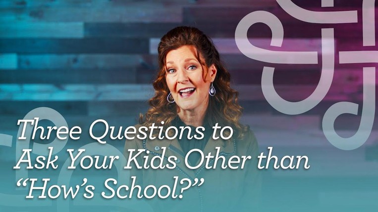 Biola's Center for Marriage and Relationships' video of Alisa Grace talking about what questions to ask your kids.